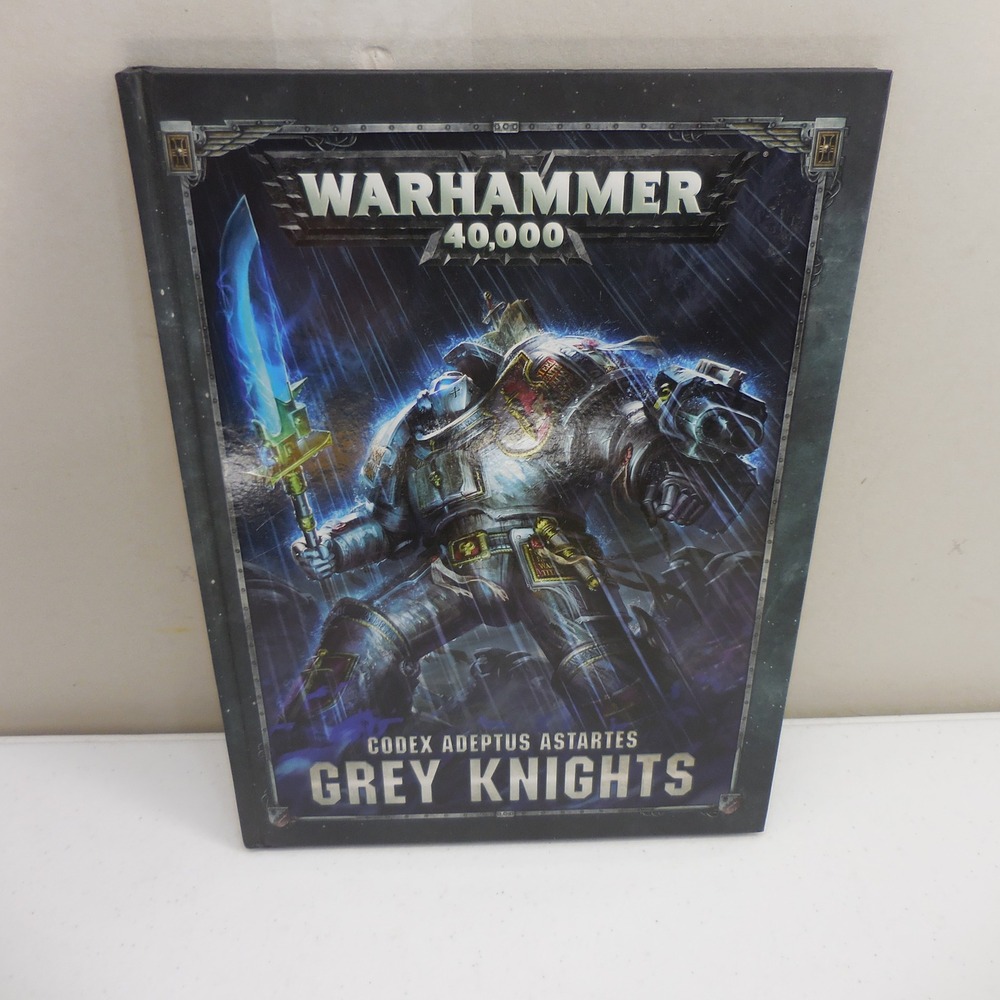 Warhammer 40k Codex Adeptus Astartes Grey Knights 8th Edition Hardcover Book